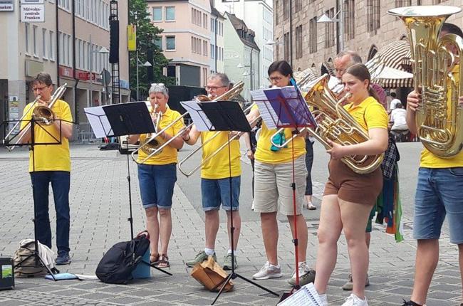 Bläser-Gruppe.