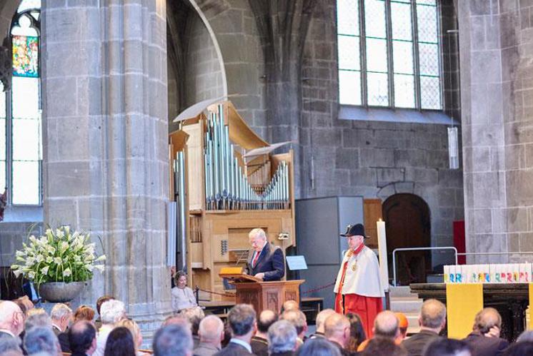 Viel Prominenz im Berner Münster