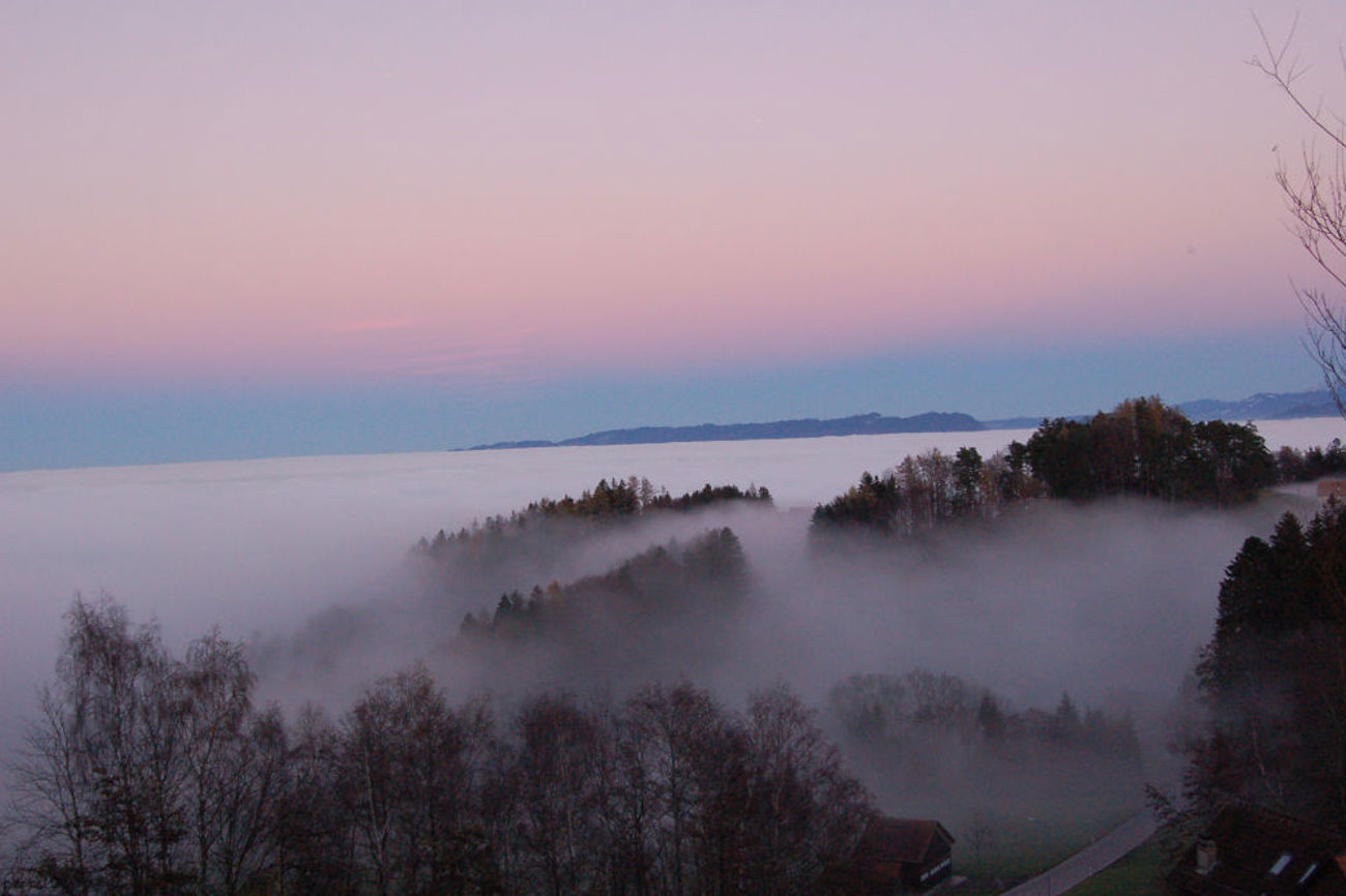 Herbststimmungen im Vorderland erfreuen das Herz. Foto: iks 